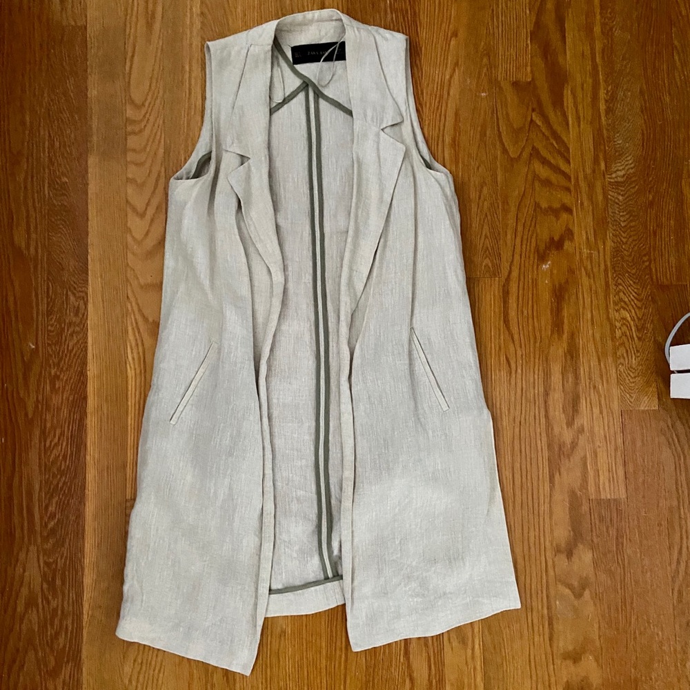 Zara Linen Duster